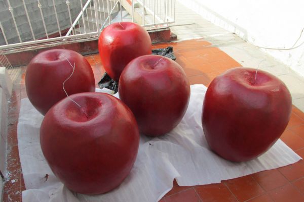 styrofoam apples for mall